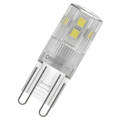 Ampoule LED Capsule clair 1,9W=20 G9 chaud OSRAM x2
