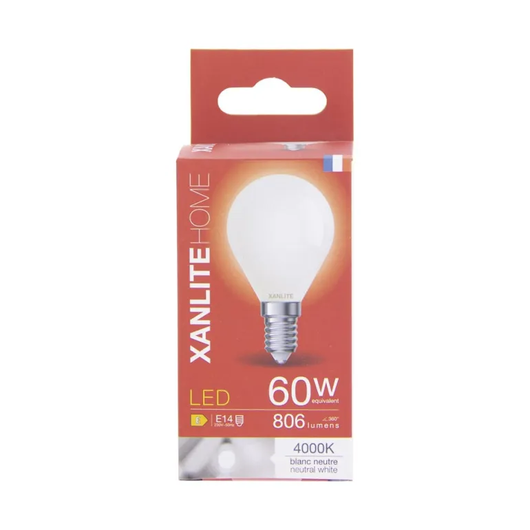 Ampoule LED E14 806lm 6,5W 4000k blanc neutre