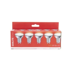 Ampoule LED GU10 345lm 4,8W 2700k blanc neutre x5