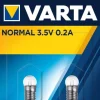 Ampoule sphérique culot à vis 3,5V 0,2A