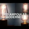 Ampoule filament LED déco G95 E27 250lm 9W 3000k blanc chaud