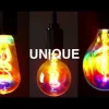 Ampoule filament LED G95 licorne E27 1800k blanc chaud
