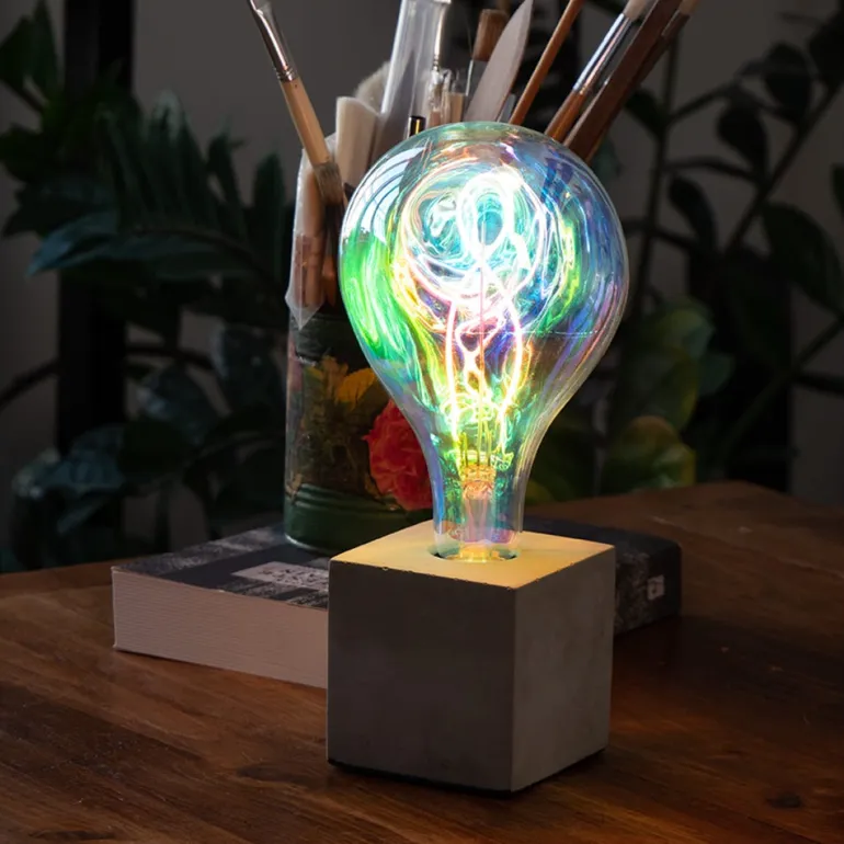 Ampoule filament LED licorne E27 150lm 4W 1800k blanc chaud