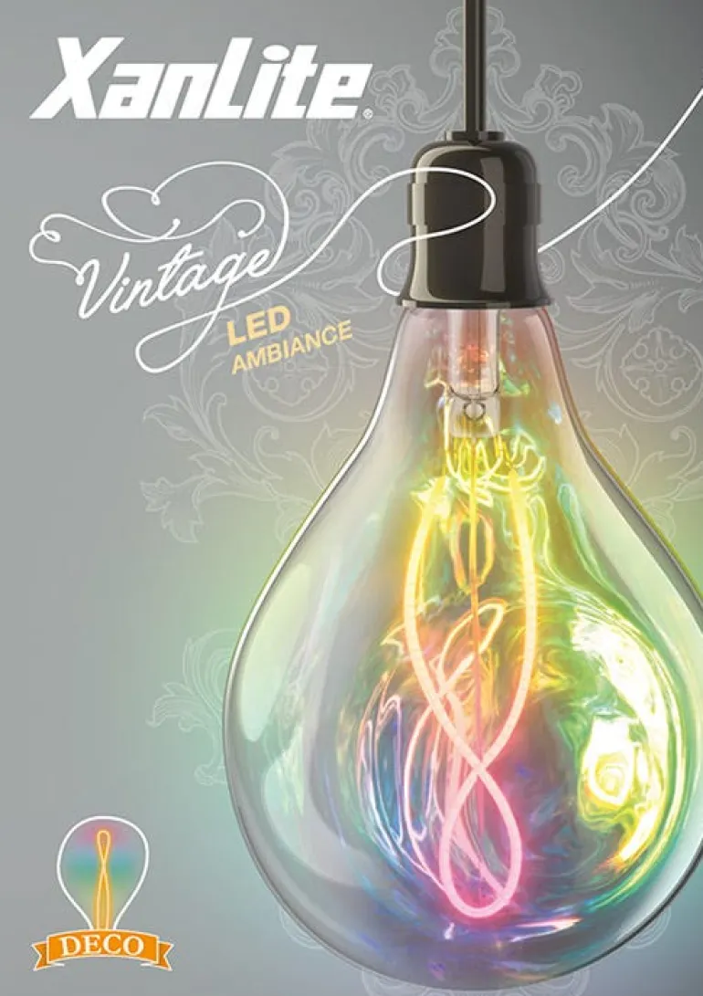 Ampoule filament LED licorne E27 150lm 4W 1800k blanc chaud