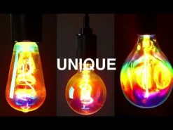 Ampoule filament LED ST64 licorne E27 1800k blanc chaud