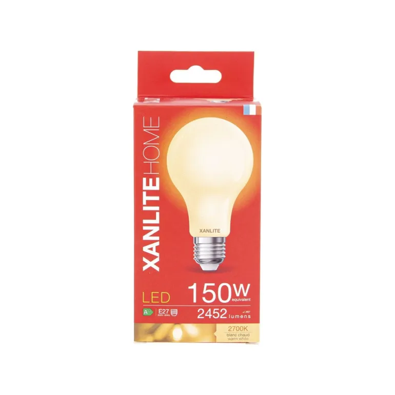 Ampoule LED A60 E27 2452lm 17W 2700k blanc chaud