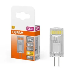 Ampoule LED Capsule claire 1,5W=20 G4 chaud OSRAM