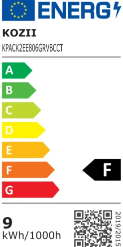 Ampoule LED connectée A60 E27 806lm 9W RVB (x2)+télécommande