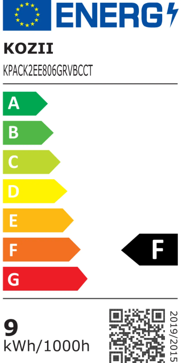 Ampoule LED connectée A60 E27 806lm 9W RVB (x2)+télécommande