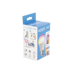 Ampoule LED connectée Kozii A60 E27 806lm 9W RVB