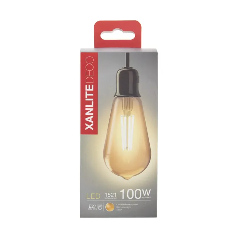 Ampoule LED déco ST64 E27 1521lm 15W 1800k blanc chaud