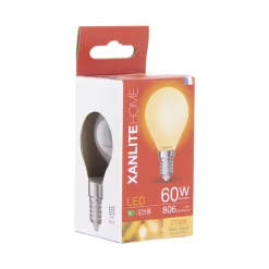 Ampoule LED E14 806lm 6,5W 2700K blanc chaud