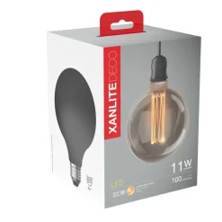 Ampoule LED G125 holo E27 100lm 4W 1800k blanc chaud