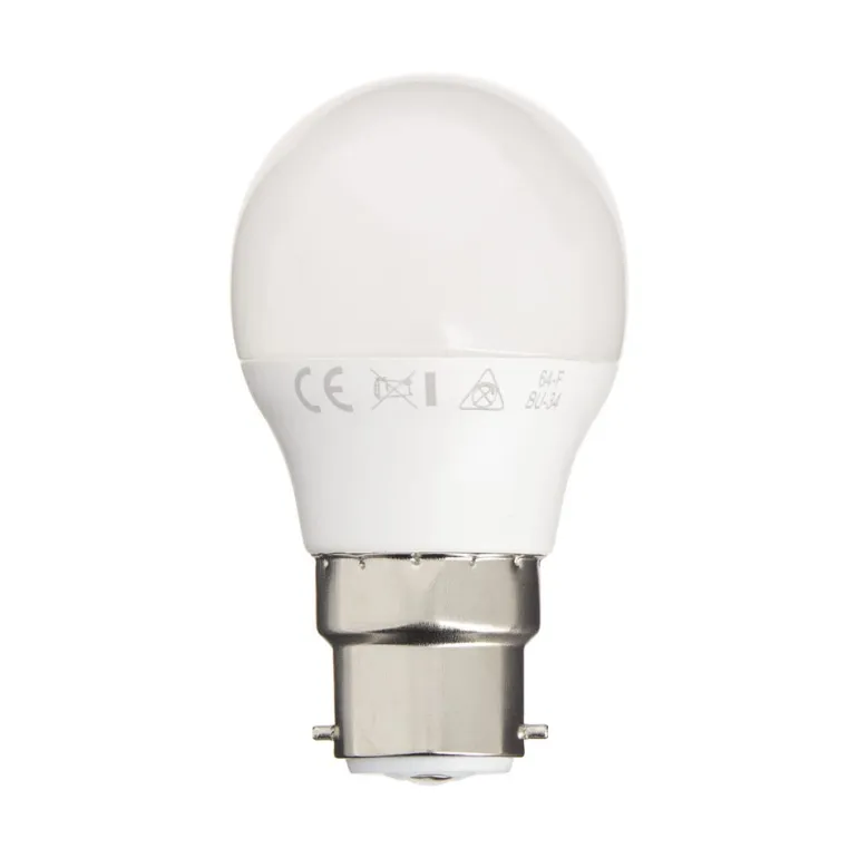 Ampoule LED P45 B22 470lm 5,3W 4000k blanc neutre