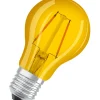 Ampoule Led Standard Verre Jaune Déco 2,5W=15 E27 Chaud