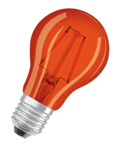 Ampoule Led Standard Verre Orange Déco 2,5W=15 E27 Chaud