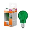 Ampoule Led Standard Verre Vert Déco 2,5W=15 E27 Chaud