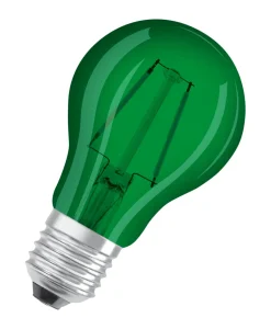 Ampoule Led Standard Verre Vert Déco 2,5W=15 E27 Chaud