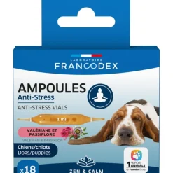 Ampoules antistress pour chien (x18) FRANCODEX