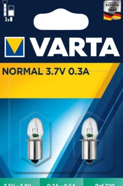 Ampoule sphérique à vis 3,7V 0,3A