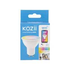 Ampoule spot LED connectée Kozii GU10 400lm 5W RVB