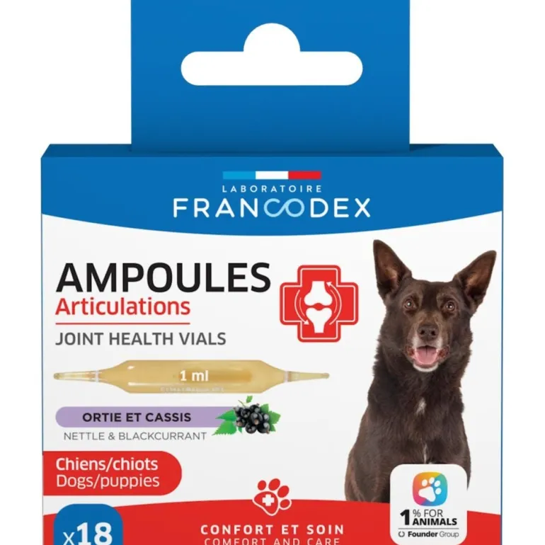 Ampoules spécial articulations pour chien (x18) FRANCODEX