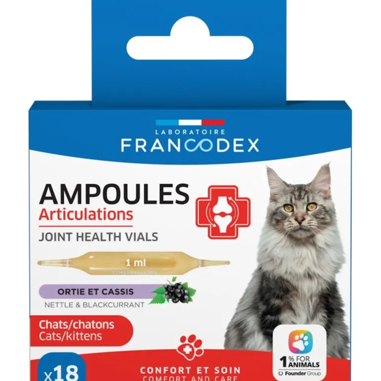 Ampoules spécial articulations pour chat (x18) FRANCODEX