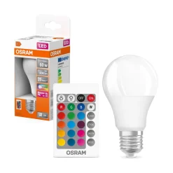 Ampoule Standard Rgbw Dépoli Var 9,4W=60 E27 Chaud