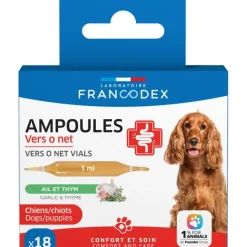 Ampoules Vers O Net pour chien (x18) FRANCODEX