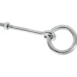 Anneau de fixation zingué avec écrou 130/Ø65 mm