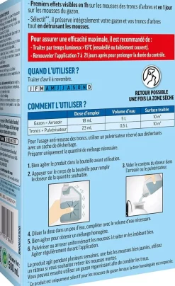 Anti-mousses polyvalent gazon et tronc d'arbre 500ml ROUNDUP
