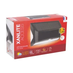 Applique murale hybride solaire 700 lm Sensor IP54