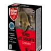 Appât céréales prêt à l'emploi rats et souris 140g