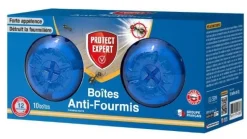 Appât fourmis 2g (x10 boîtes) PROTECT EXPERT