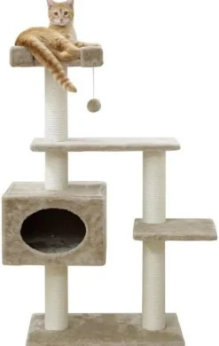 Arbre à chat Emmy 133 cm beige