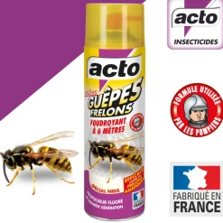 Aérosol nids de guêpes-frelons longue portée 500 ml