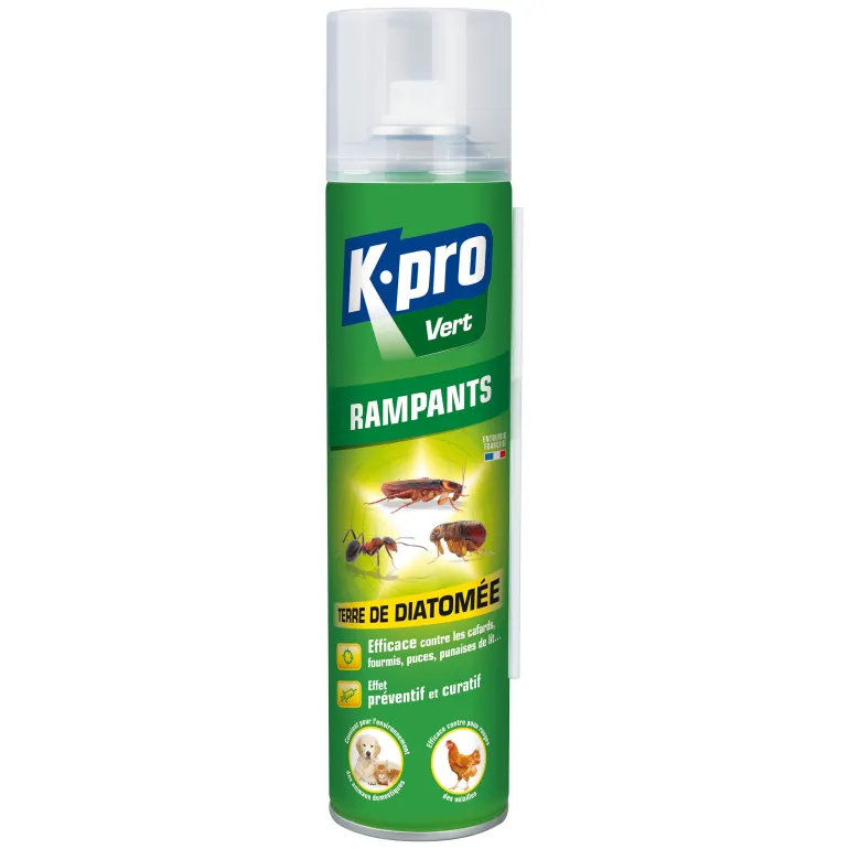 Aérosol terre de diatomée contre insectes rampants 400ml