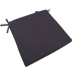 Assise de chaise déhoussable Monte carlo ardoise 39x39x5 cm