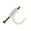 100 attaches plastiques Ø7mm blanc