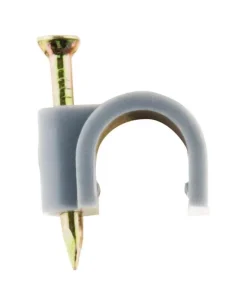 100 attaches plastiques Ø10mm gris