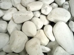 Bag 250 kg Galet marbre blanc Carrare 60/100