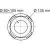 Bague de sortie de cuvette avec joint WIRQUIN