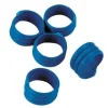 Bague d'identification 16 mm 20 pièces bleu