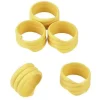 Bague d'identification 16 mm 20 pièces jaune