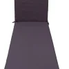 Bain de soleil déhoussable Monte carlo ardoise 185x55x6 cm