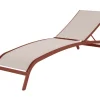 Bain de soleil Someo terracotta chiné 199x56x45cm