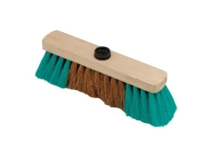 Balai de ménage fibres de coco et pvc 29cm NESPOLI