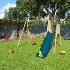 Balançoire avec toboggan Techwood Harmonie Billy TRIGANO