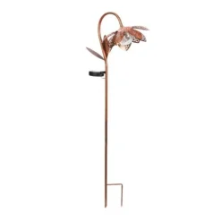 Balise solaire Fleur Damasque 90 x 26,5cm
