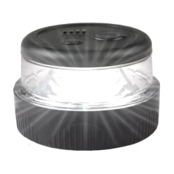 Balise SOS rechargeable Ø81x51 mm noire
